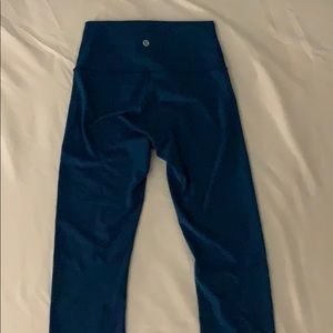 blue align “25 lululemon leggings